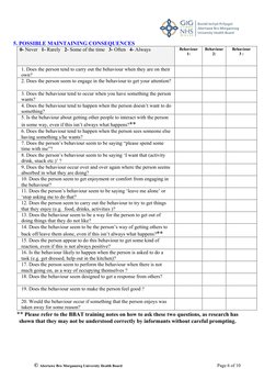 B Bat Task Brief Behavioral Assessment Tool (BBAT) | PDF | Behavior | Reinforcement