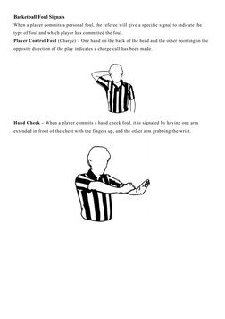 20 Essential Basketball Referee Signals | PDF | Hand | Ball Games
