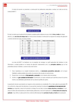 A la vanguardia en evaluación psicológica 
www.teaediciones.com 
Madrid y Barcelona y Bilbao y Sevilla y Zaragoza 
A modo de