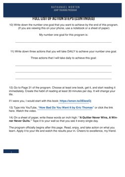 n at h an ae l  m ort on
jump training program
7
10) Write down the number one goal that you want to achieve by the end of th