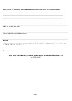 PNGEI 2025 Application Form | PDF | Diploma | Vocational Education