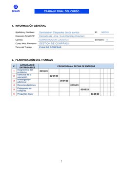 TRABAJO FINAL DEL CURSO 
 
2 
 
 
 
 
1. INFORMACIÓN GENERAL 
 
Apellidos y Nombres:   
Santisteban Cespedes Jesús santos 
ID