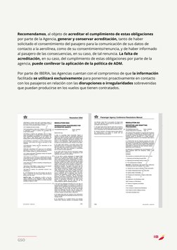 Por parte de IBERIA, las Agencias cuentan con el compromiso de que la info
rmación facilitada se utilizará exclusivamente par