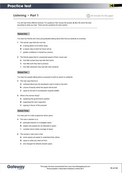 C1 Listening Practice Test PDF | PDF | Behavioural Sciences | Psychology