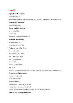 Python Elab Solutions for SRM 2024 | PDF | Area | Arithmetic