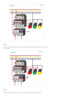 ON/OFF/TRIP Indicator Lamp Wiring | PDF | Relay | Electromagnetism