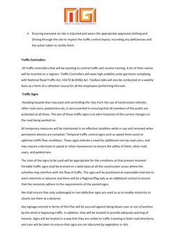 Traffic Management Plan for Road Maintenance | PDF | Speed Limit | Traffic