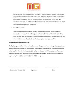 Traffic Management Plan for Road Maintenance | PDF | Speed Limit | Traffic