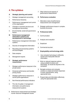 APM Syllabus 2024-2025 Overview | PDF | Strategic Management ...