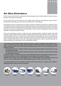 Air Dive Chambers: Decompression Solutions | PDF | Scuba Diving ...