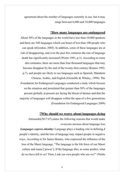 agreement about the number of languages currently in use, but it may
range between 6,000 and 10,000 languages