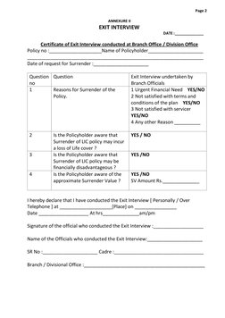 Lic Surrender Application Form LIC Surrender Form 5074 Receipt Template | PDF | Insurance | Life Insurance