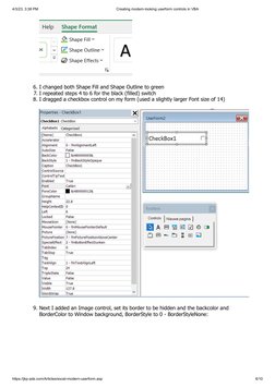 Modern VBA Userform Design Techniques | PDF | Microsoft Excel | Visual ...
