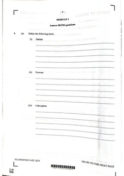 Env Sci Unit 1 2024 | PDF