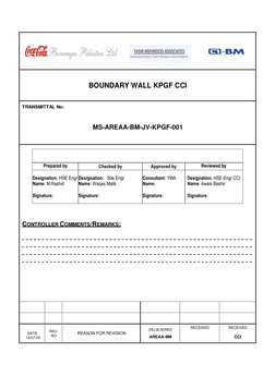 Method Statement for Hard Barrication | PDF | Wall | Scaffolding