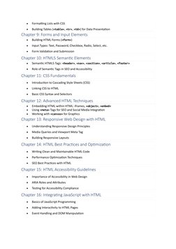 Comprehensive HTML Course Guide | PDF | Html | Html Element