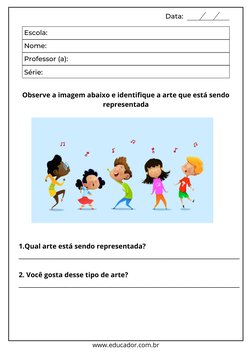Caderno de Atividades de Artes - 2º Ano | PDF | Vermelho | Cor