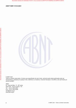 ii
ABNT NBR 13133:2021
© ABNT 2021 - Todos os direitos reservados
© ABNT 2021
Todos os direitos reservados. A menos que espec