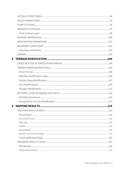 HEC-RAS Mapper User's Manual – 5
LATERAL STRUCTURES .........................................................................