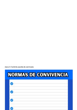 Anexo 2: Cartel de acuerdos de convivencia
