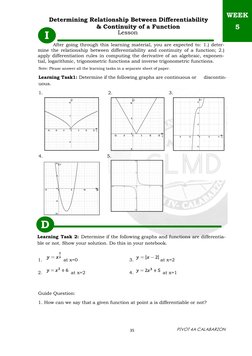 Differentiability and Continuity Explained | PDF | Function ...