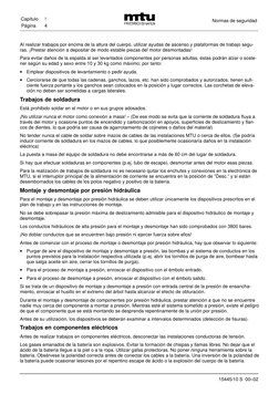 Capítulo
!
Normas de seguridad
Página
4
15445/10 S  00–02
Al realizar trabajos por encima de la altura del cuerpo, utilizar a