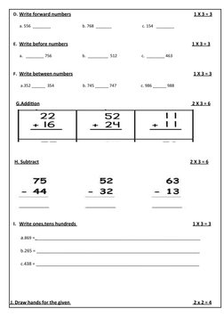 D. Write forward numbers