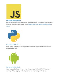 (https://learn.microsoft.com/en-us/windows/android) (https://learn.microsoft.com/en-us/windows/android)Get started with Java