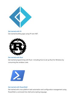 Get started with F#
Get started building apps using F# and .NET.
Get started with Rust
Get started programming with Rust—incl