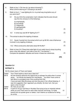 8. 
Refer to line 1 (“So how do I go about choosing?”) 
What is Mr M referring to? Choosing to do what? 
9. 
Refer to line
