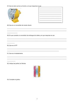 47) Que es esto cual es su función y en que maquinas se usa
48) Que es un convertidor de mando directo
______________________