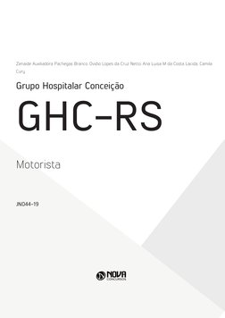 Zenaide Auxiliadora Pachegas Branco, Ovidio Lopes da Cruz Netto, Ana Luisa M da Costa Lacida, Camila 
Cury
Grupo Hospitalar C