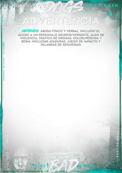 6 
advertencia 
Abuso físico y verbal, incluido el 
acoso a un personaje neurodivergente, algo de 
violencia, tráfico de dr