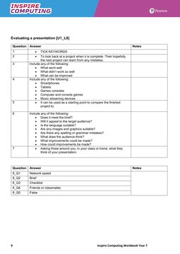 Year 7 Inspire Computing Workbook | PDF | Page Layout | Internet