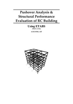 ETABS Pushover Analysis Tutorial | PDF | Beam (Structure)