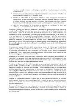 Propuesta STEAM para Feria de Ciencias 2024 | PDF | Evaluación ...
