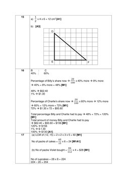 PSLE 2023 Math Answer Key | PDF