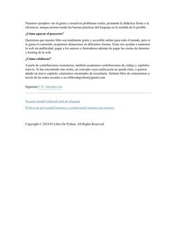 Inicio - El Libro de Python | PDF | Python (lenguaje de programación ...