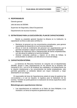 Plan Anual de Capacitación 2024 | PDF | Gestión de recursos humanos ...