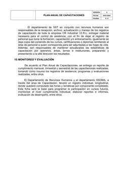 Plan Anual de Capacitación 2024 | PDF | Gestión de recursos humanos ...
