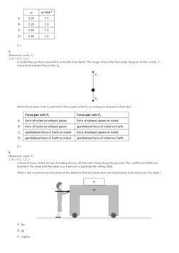 IB Physics Mechanics Question Bank | PDF | Force | Mass