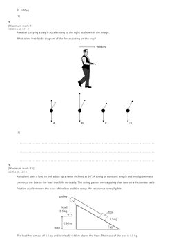 IB Physics Mechanics Question Bank | PDF | Force | Mass