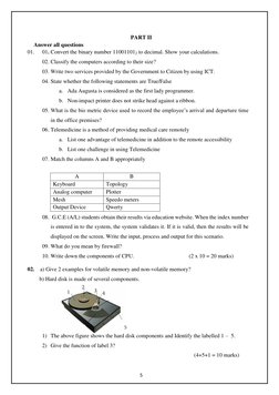 Grade 10 ICT First Term Exam Paper | PDF | Computer Data Storage ...