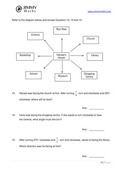 www.jimmymaths.com  
   
   
6 | P a g e  
 
 
Refer to the diagram below and answer Question 13, 14 and 15.