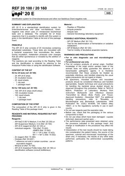 Api 20 E | PDF