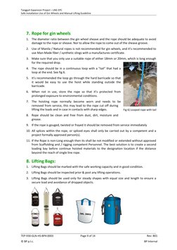 Tangguh Expansion Project – LNG EPC 
Safe Installation Use of Gin Wheels and Manual Lifting Guideline  
TEP-930-GLN-HS-BP4-00