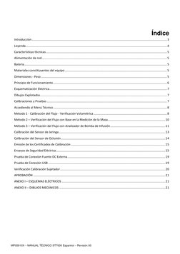 MP05910X – MANUAL TÉCNICO ST7000 Espanhol – Revisión 00 
 
 
Índice 
Introducción .........................................