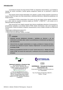 MP05910X – MANUAL TÉCNICO ST7000 Espanhol – Revisión 00 
 
Introducción 
 
Las bombas de infusión de jeringa familia ST7000