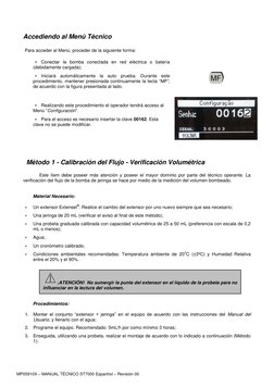 MP05910X – MANUAL TÉCNICO ST7000 Espanhol – Revisión 00 
 
 
Accediendo al Menú Técnico 
 
Para acceder al Menú, proceder d