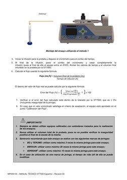 MP05910X – MANUAL TÉCNICO ST7000 Espanhol – Revisión 00 
 
 
Montaje del ensayo utilizando el método 1 
 
4. Iniciar la inf